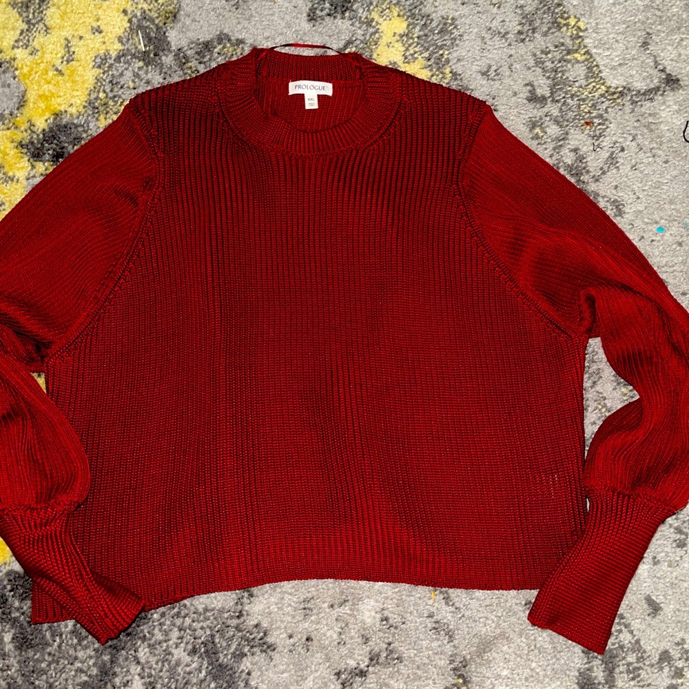Red sweater